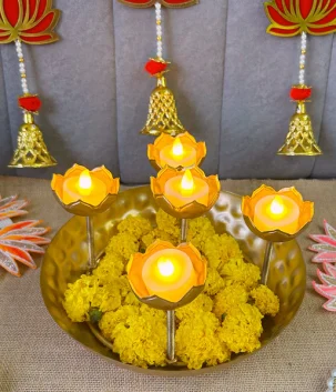 flower bowl for diwali decor